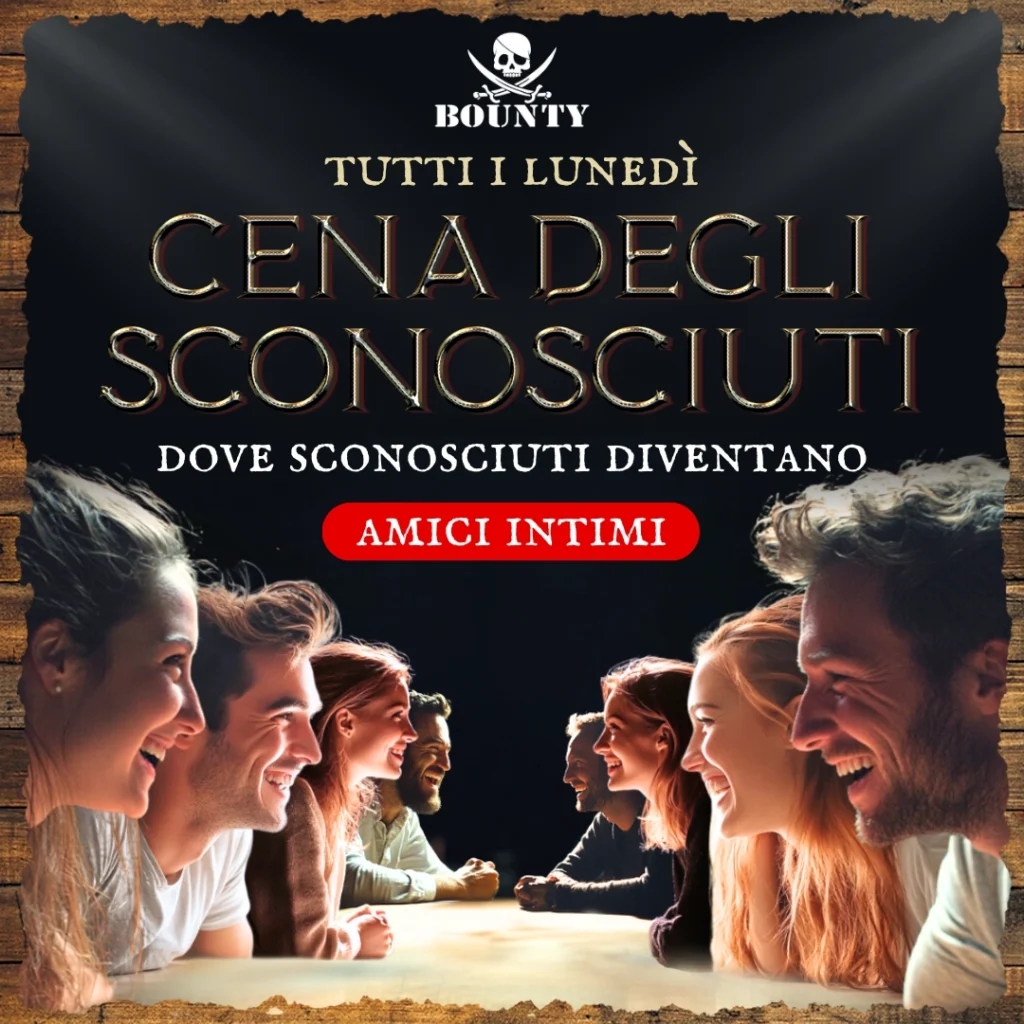 locandina cena degli sconosciuti bounty rimini